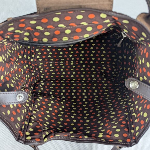 Longchamp Le Pliage Shoulder Brown Bag - Canvas/Leather - AUTH - Great Deal! - Picture 9 of 13